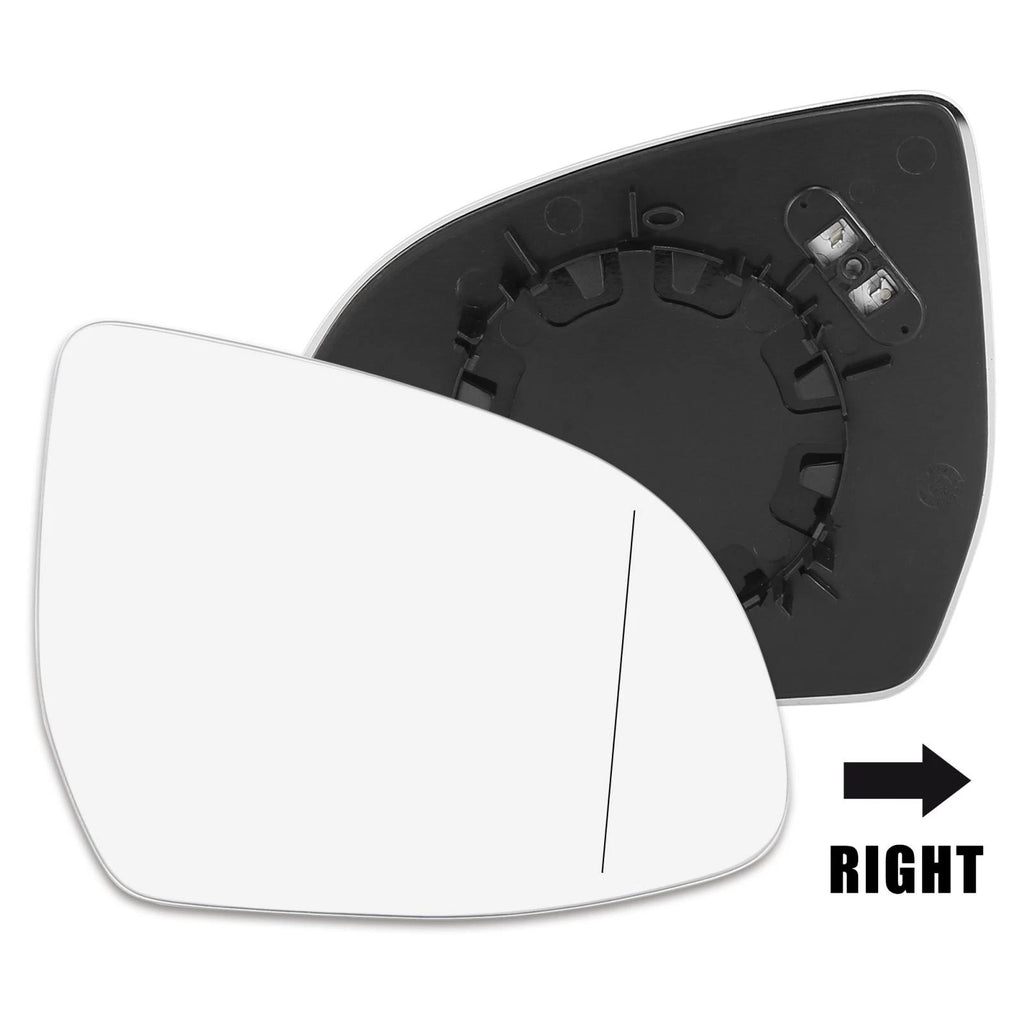 Heated Right Rearview Mirror Glass with Backing Plate 51168291220 for BMW X5 (2000–2006)