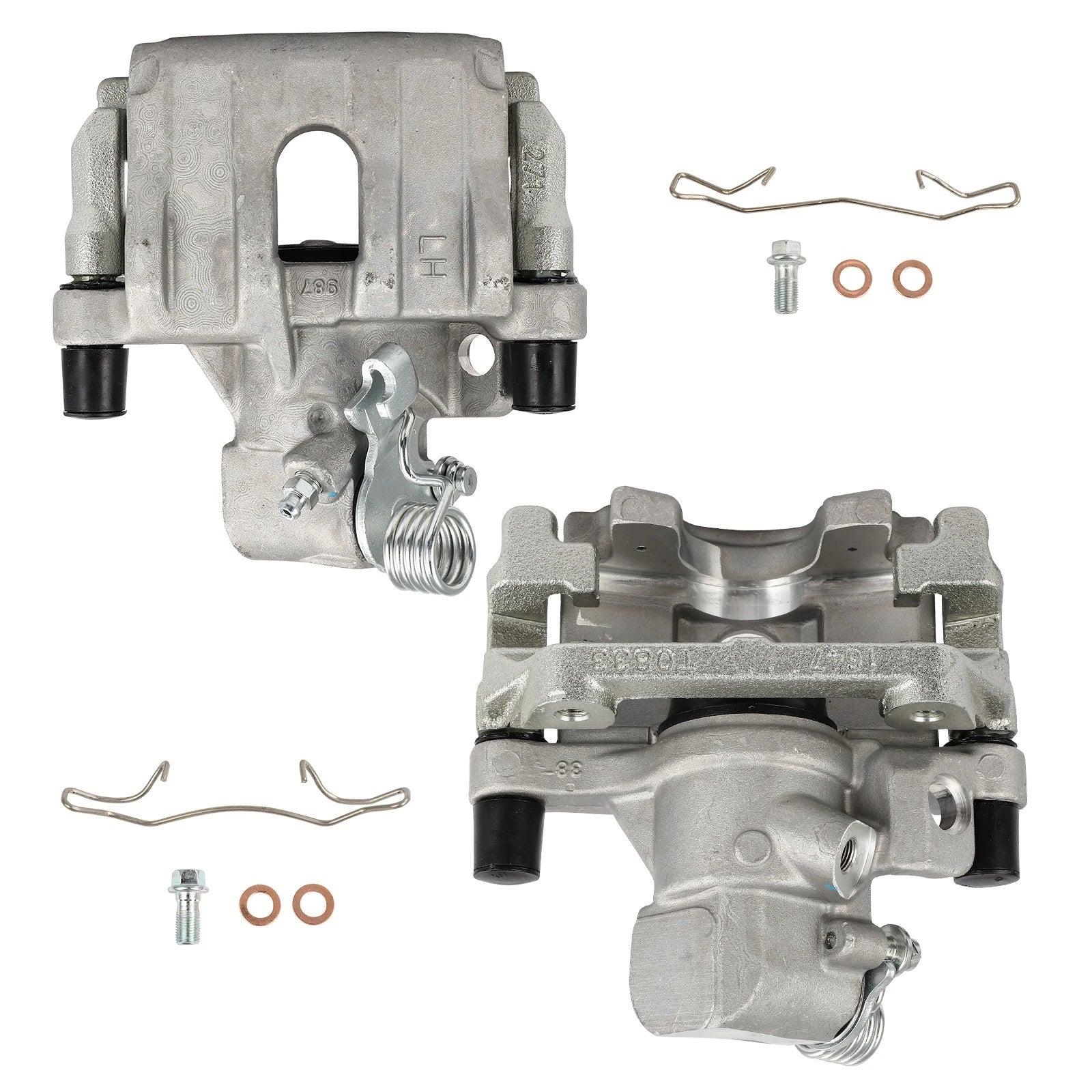 Set of 2 Rear Brake Calipers for Ford Ecosport, Focus