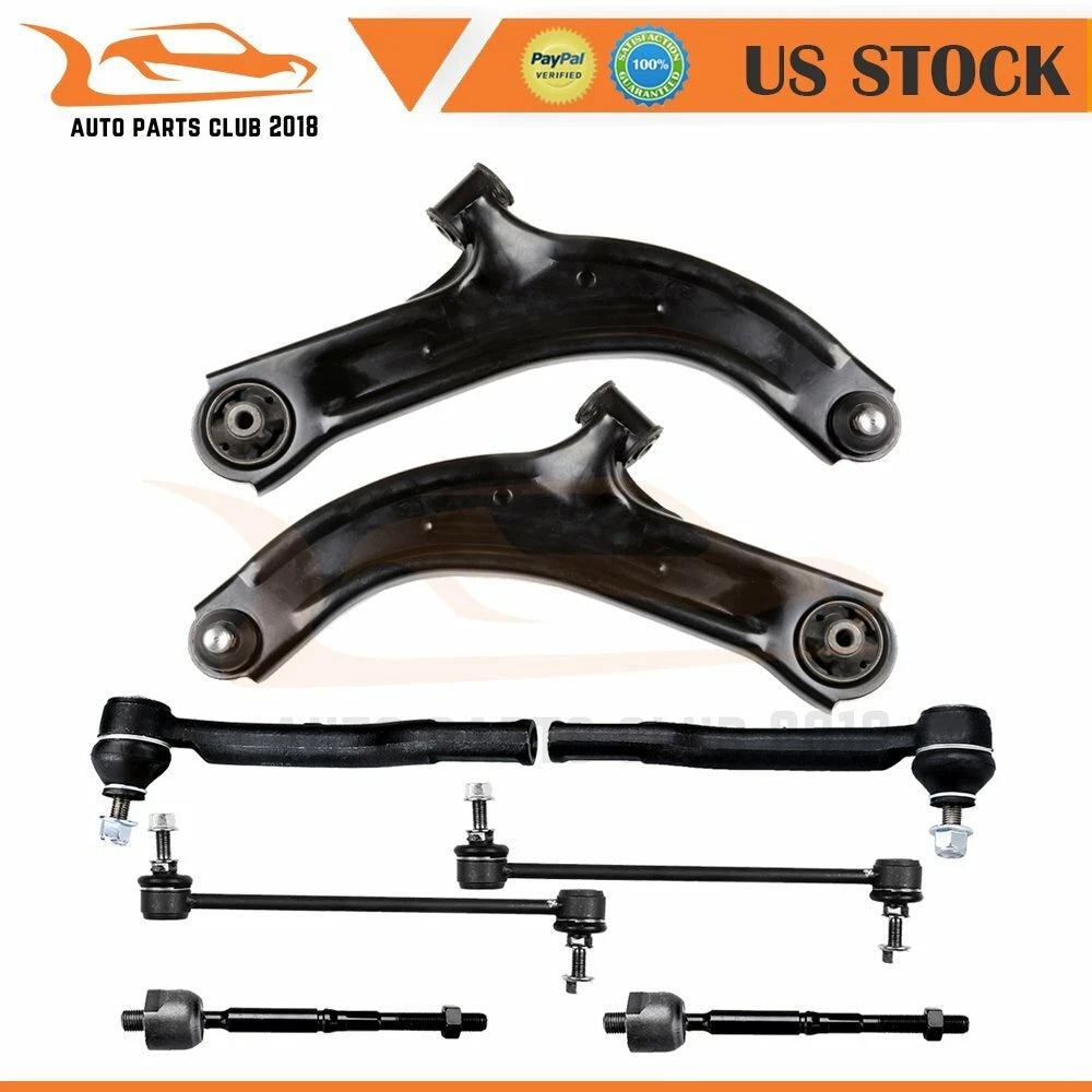 Set of 8 Lower Control Arms for Nissan Versa (2007–2011)