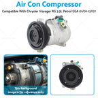 Air Con Compressor for Chrysler Voyager RG 3.3L Petrol (2001–2007)