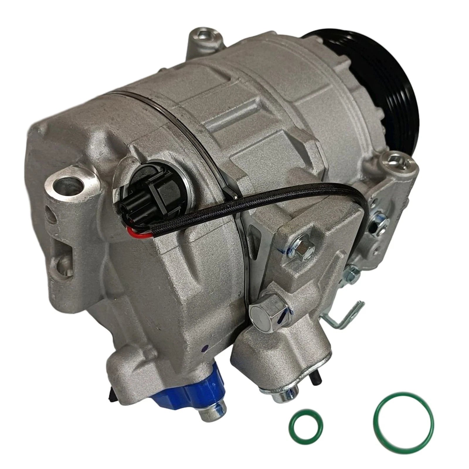AC Compressor w/4-Groove Pulley for BMW 335d 525i 528i 530i 540i (2003–2011) 6917859