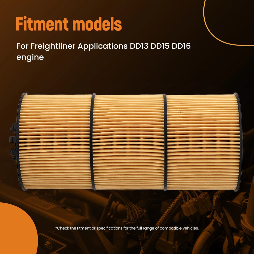 Engine Maintenance Filter Kit for Freightliner Cascadia DD13 DD15 (2018–2025)