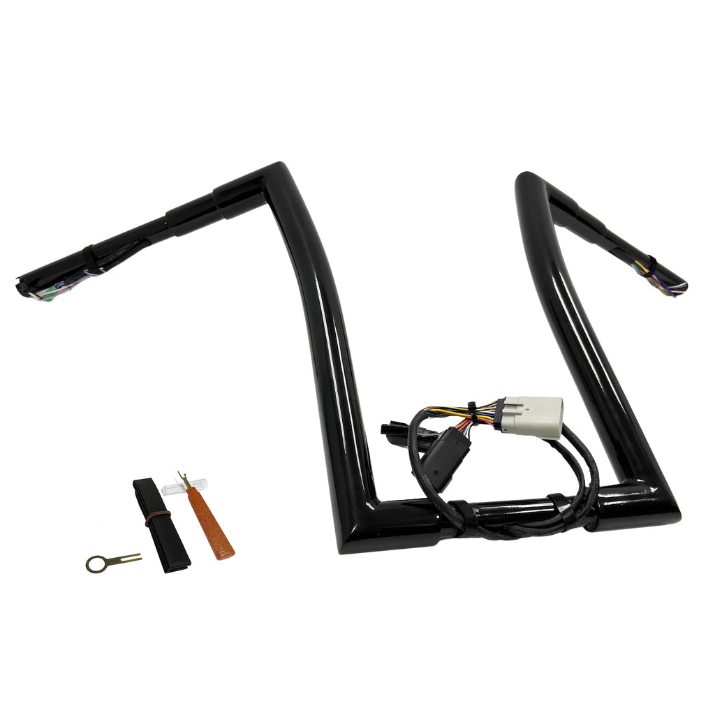 14" Prewired Handlebar 1.5" 32mm for Harley Road Glide (2008–2013)
