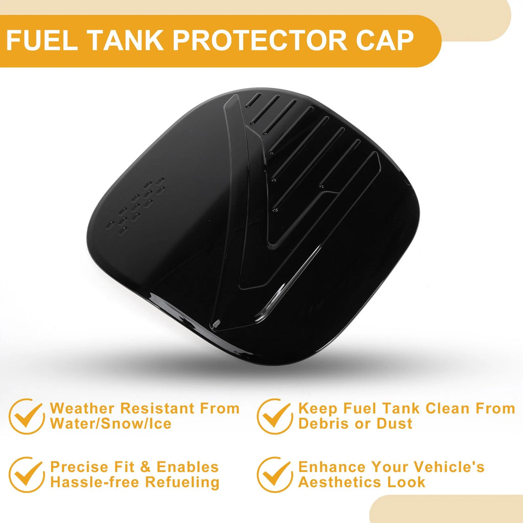 Fuel Tank Door Cap for Nissan Qashqai (2023–2025) Fuel Filler Flap Cover Black