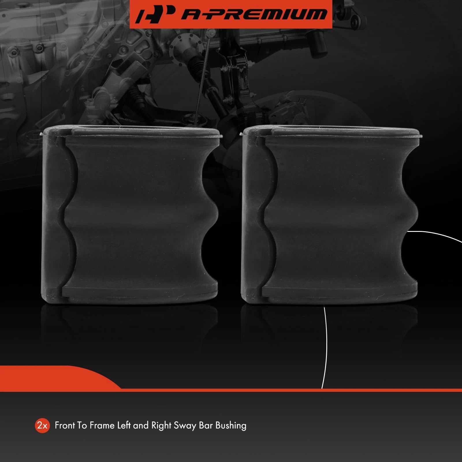 2X Front Sway Bar Bushing Kit for Nissan Frontier Pathfinder (1998-2023)
