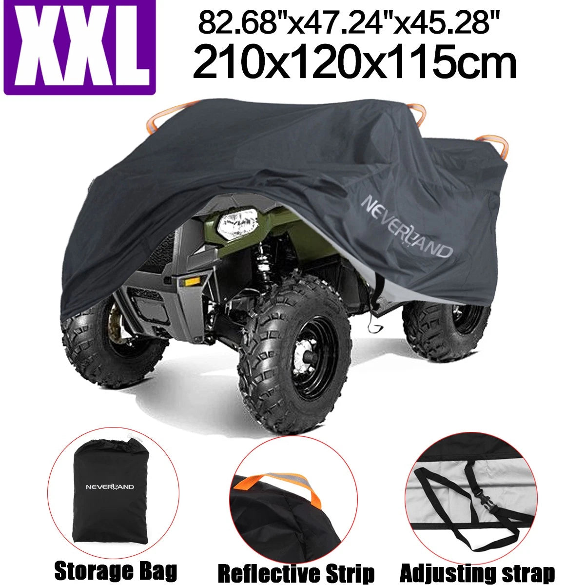 Waterproof ATV Cover for Yamaha Raptor 700R (2006–2023)