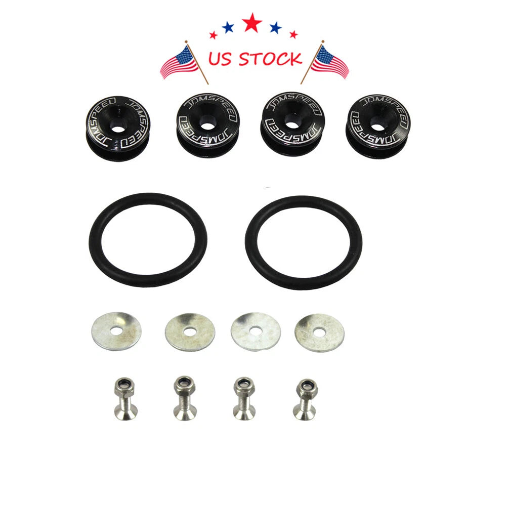 Quick Release Fasteners Kit for Bumper & Trunk Hatch (Fits Various Models)