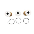 3PCS Engine Oil Filter HU9001X for Porsche 911 (2009–2019) Cayenne Macan Panamera