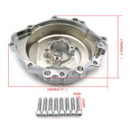 Chrome Left Engine Stator Cover for Honda CBR600RR CBR600RA (2007–2024)