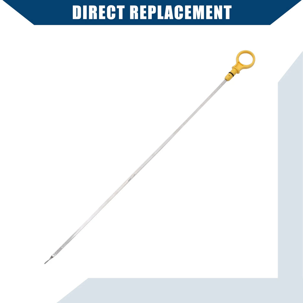 Engine Oil Level Indicator Dipstick for Ford Mustang F-150 (Metal Yellow)