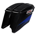 Saddlebags Speaker Lids for Harley CVO Road Glide (2018) - Candy Cobalt/Indigo Ink