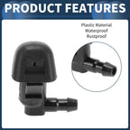 Set of 2 Front Windshield Washer Nozzles for Honda Odyssey (2005–2010)