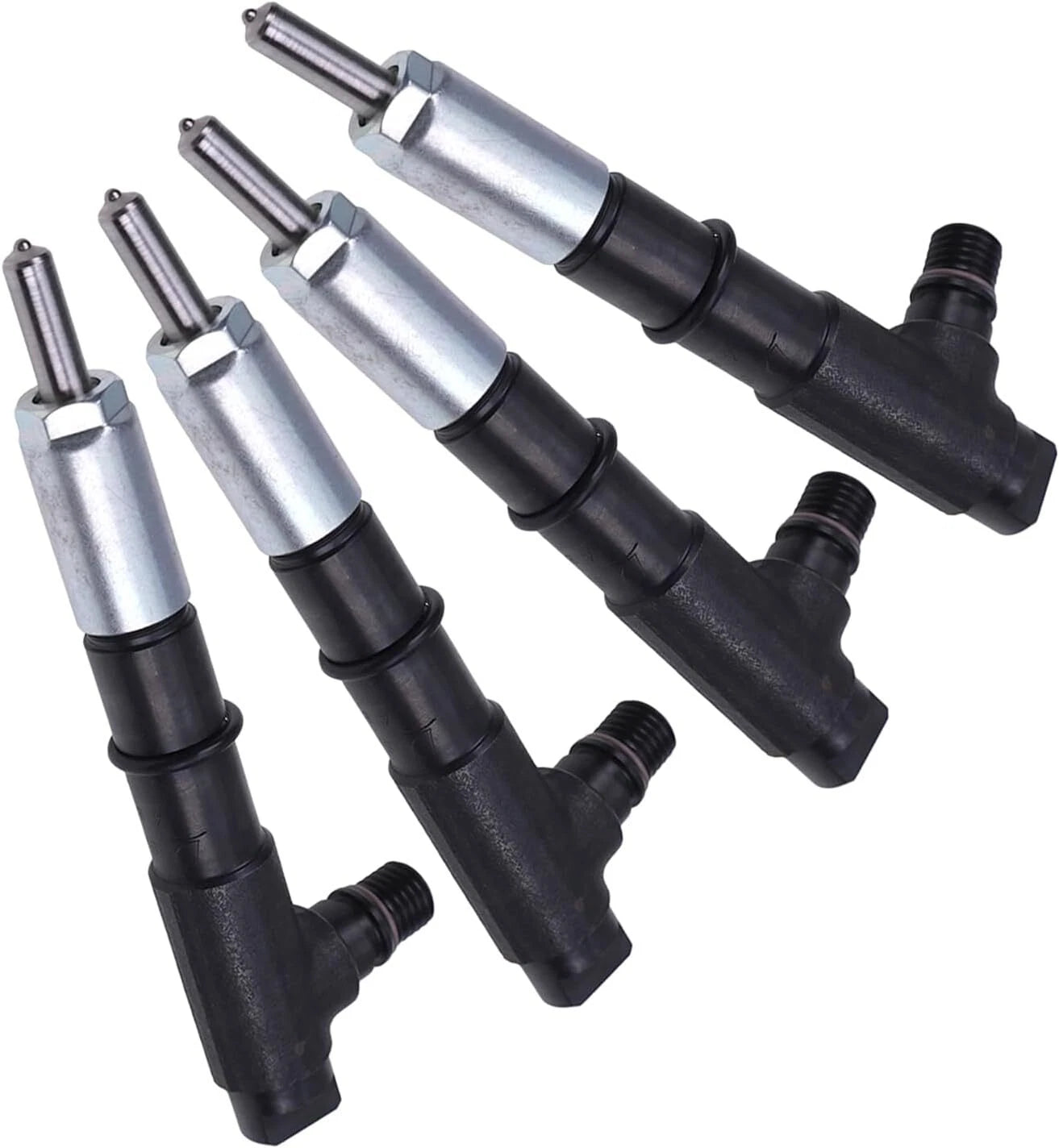 Set of 4 Fuel Injectors for Kubota V3800 (09350-07870, 093500-7871)