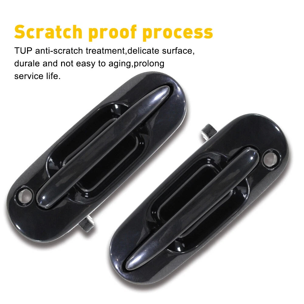 Set of 2 Front Outer Door Handles for Honda CR-V (1997–2001)