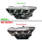 Full LED Headlight Driver Left Side w/Bulb & DRL for Ford Mustang (2024–2026)