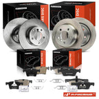 Set of 4 Disc Brake Rotors & Ceramic Pads for BMW 320i 430i (2013–2018)