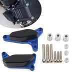 CNC Blue Engine Case Slider Protector Cover for Yamaha FZ1 FZ8 (2006–2016)