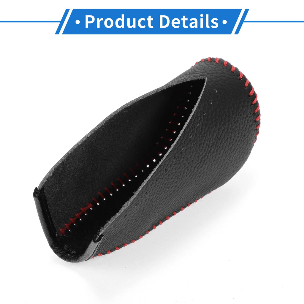 Gear Shift Knob Cover for Hyundai Tucson (2010–2013) Pebbled Black Red