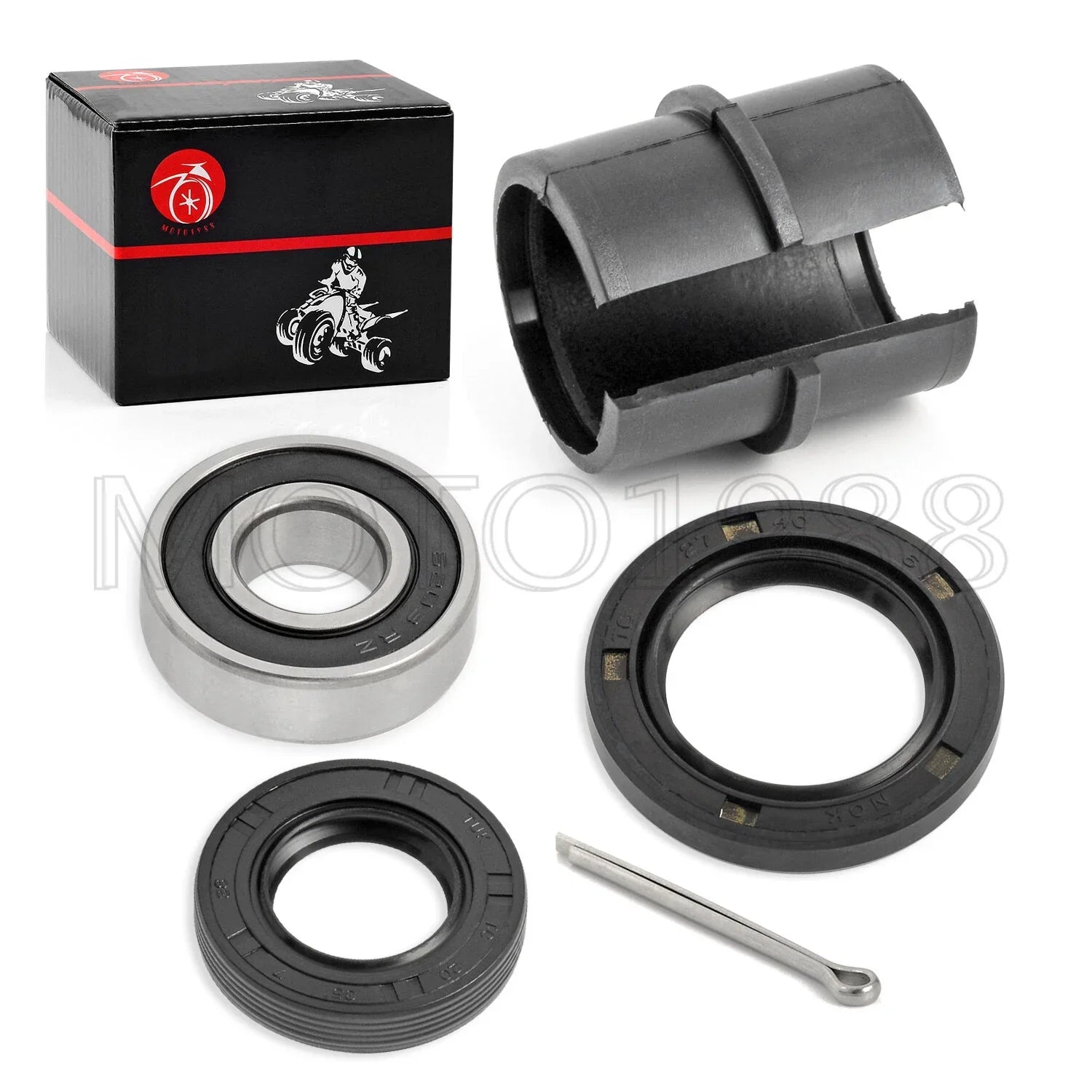 Steering Stem Shaft Bushing Seal Bearing Kit for Honda TRX300EX (1993–2007)
