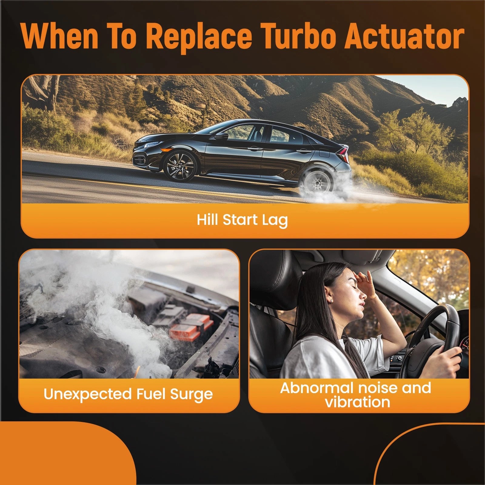 Turbo Wastegate Boost Solenoid for Volvo S60, Ford Grand C-Max (2010–2019)