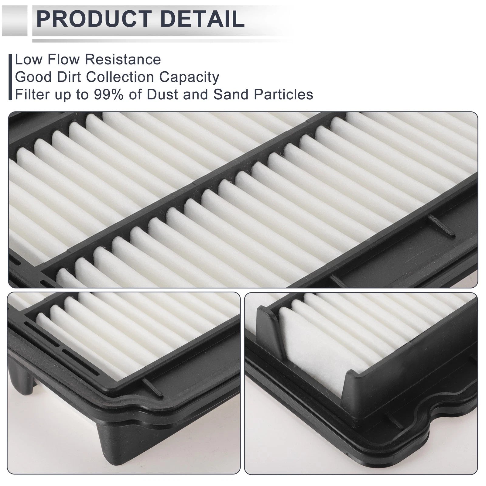 Car Engine Air Filter No. 96536696 for Chevrolet Aveo 1.6L (2004–2011)