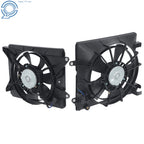 Set of 2 AC Condenser Radiator Cooling Fans for Honda Civic Acura (2012–2017)