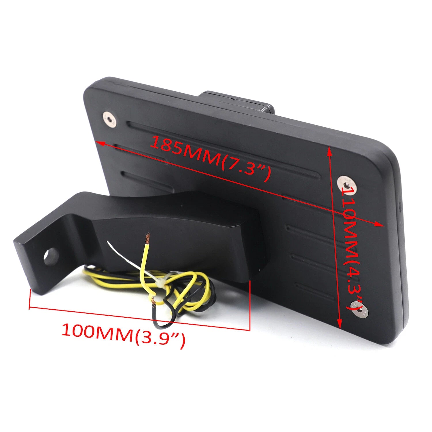 Side-Mount License Plate Bracket w/ LED for Suzuki GSXR 600 750 1000 Hayabusa (2001–2023)