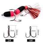 Set of 4 Soft Lure Swimbaits for Perch Pike (75mm)