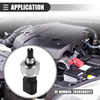 A/C Pressure Transducer Valve for Mercedes-Benz C230 (2002–2005) Metal Black