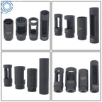 Set of 10 O2 Oxygen Sensor and Oil Pressure Socket Tools for Automotive Repair