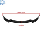 Front Bumper Lip Splitter for Tesla Model Y (2020-2024) Glossy Black V-Style