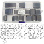 Leather Punch Tool Kit for Crafts (55 Pcs)