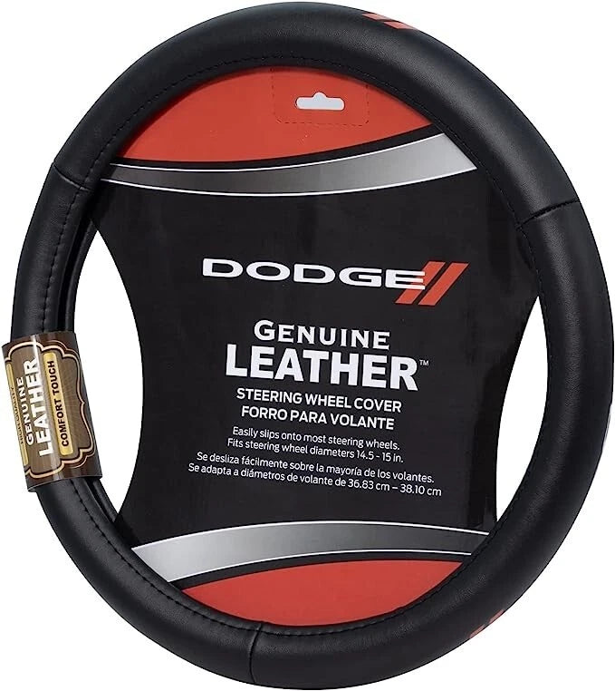 Steering Wheel Cover for Dodge Genuine Leather