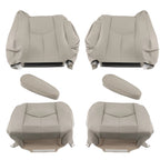 Front Leather Seat Cover for Chevy Tahoe GMC Yukon (2003–2006) Light Tan