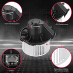 HVAC Heater Blower Motor & Fan Cage for Mack CHU (2008–2016)
