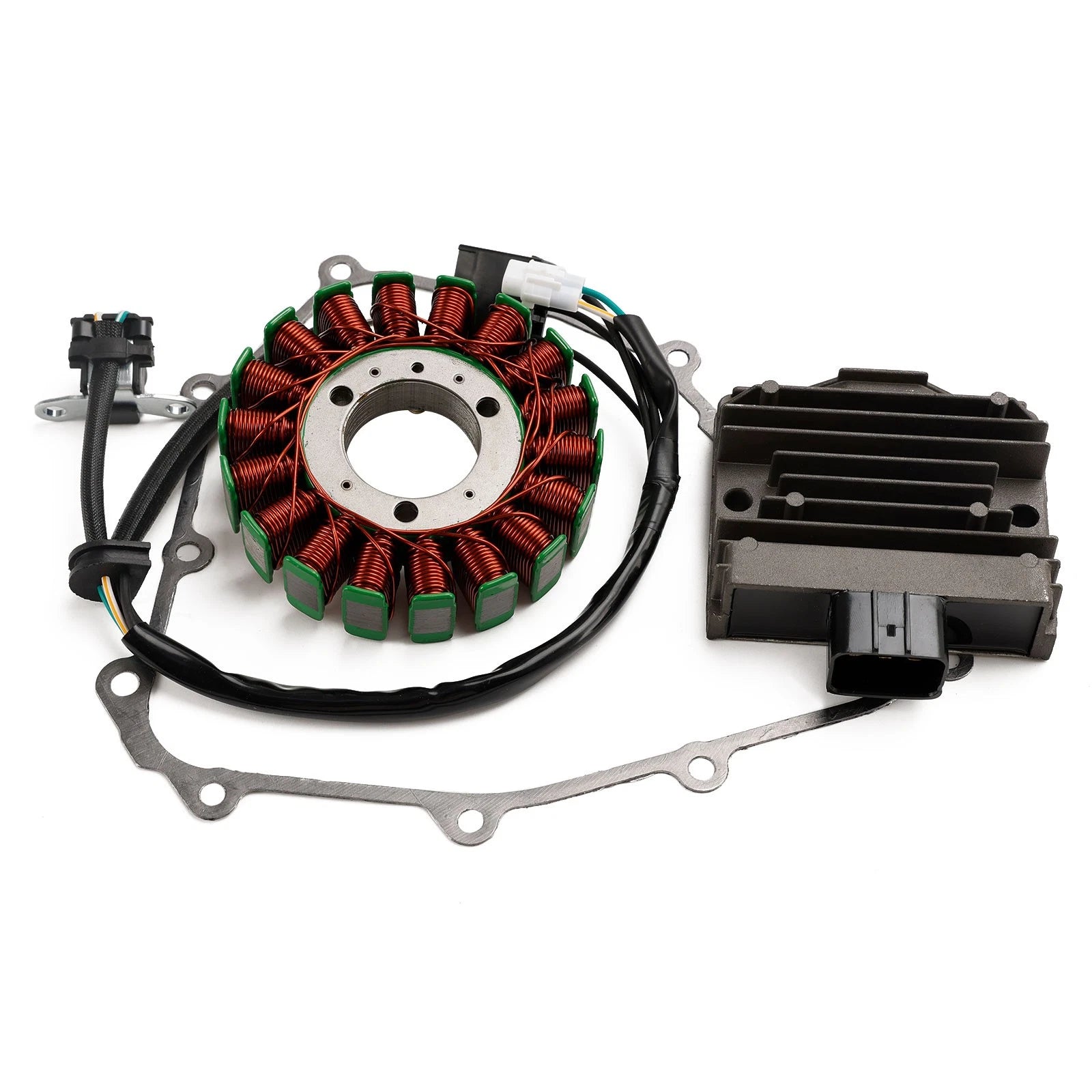 Stator + Voltage Rectifier + Gasket for Kawasaki Z400, Ninja 400 (2018–2023)