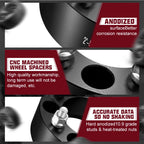 2X 2" Wheel Spacers for Jeep Liberty (2006-2012)