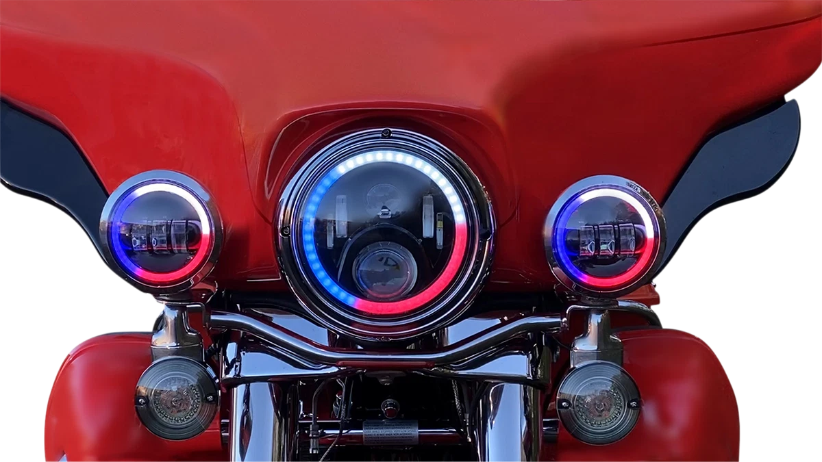 7" Headlamp with Adapter for Custom Dynamics (PG-7-14-B)