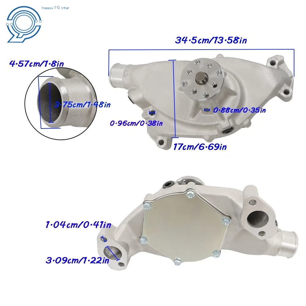 High Volume Water Pump for Chevy BBC 396 427 454 (1955-1968)