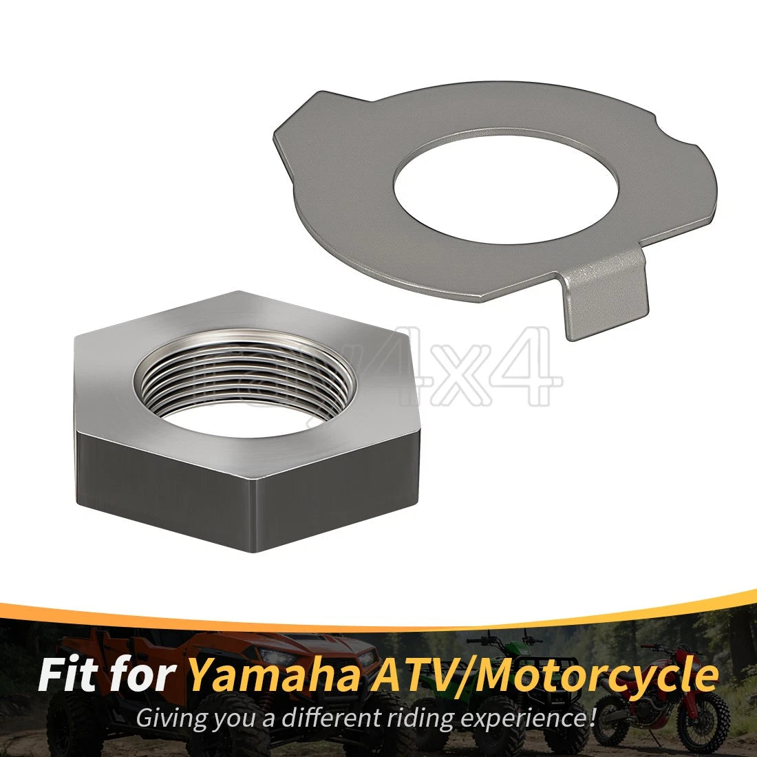 Clutch Lock Washer & Basket Nut for Yamaha Banshee 350 (1987–2006)
