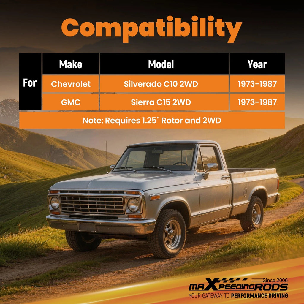 3.5" Front Coil Spring Kit for GMC Sierra/Chevy C10 2WD (1973–1987)