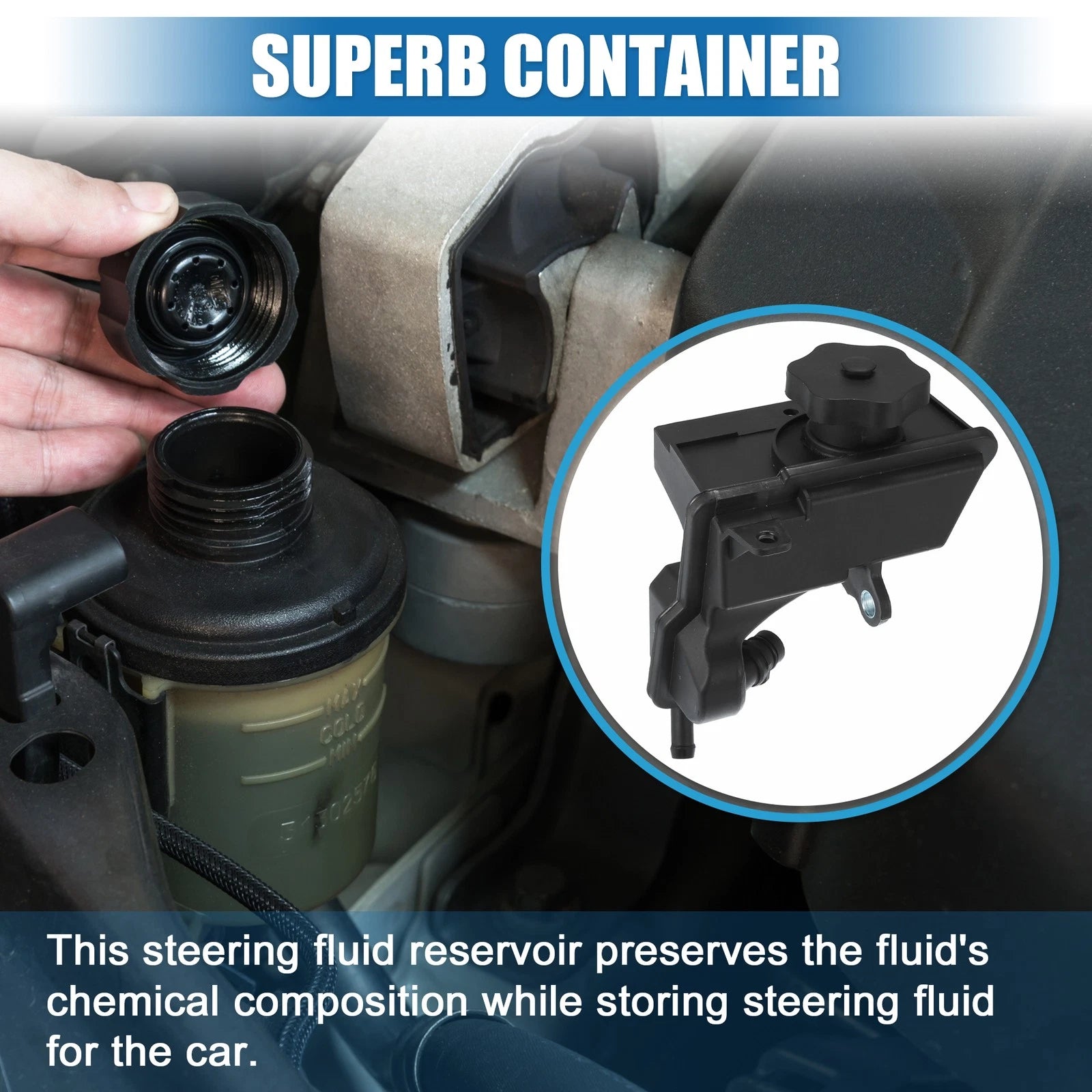 Power Steering Reservoir for Ford Focus (2006–2011)