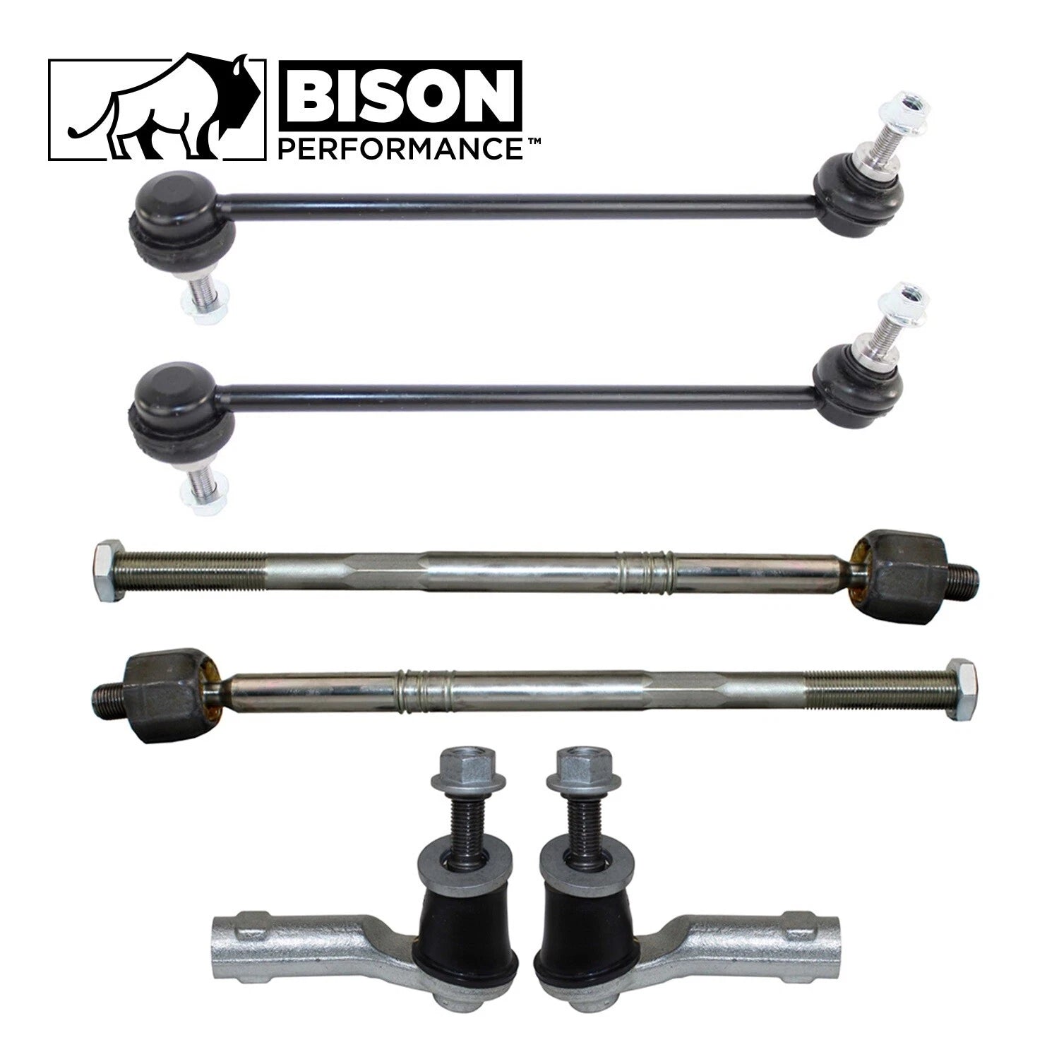 6pc Front Sway Bar Link Tie Rods Kit for Dodge Dart (2013–2016)