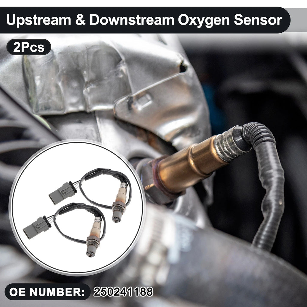 Set of 2 Upstream Downstream Oxygen Sensors for Chevrolet Cruze L4 1.4L (2011–2016) No. 250241188