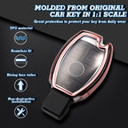 Remote Fob Key Cover Shell for Mercedes B C E G SLK (2011-2021)