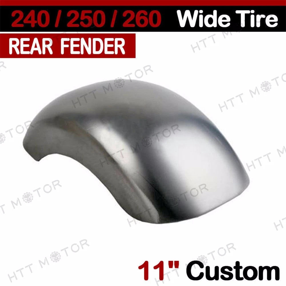 11" Wide Custom Rear Fender for Harley Softail (240/250/260)