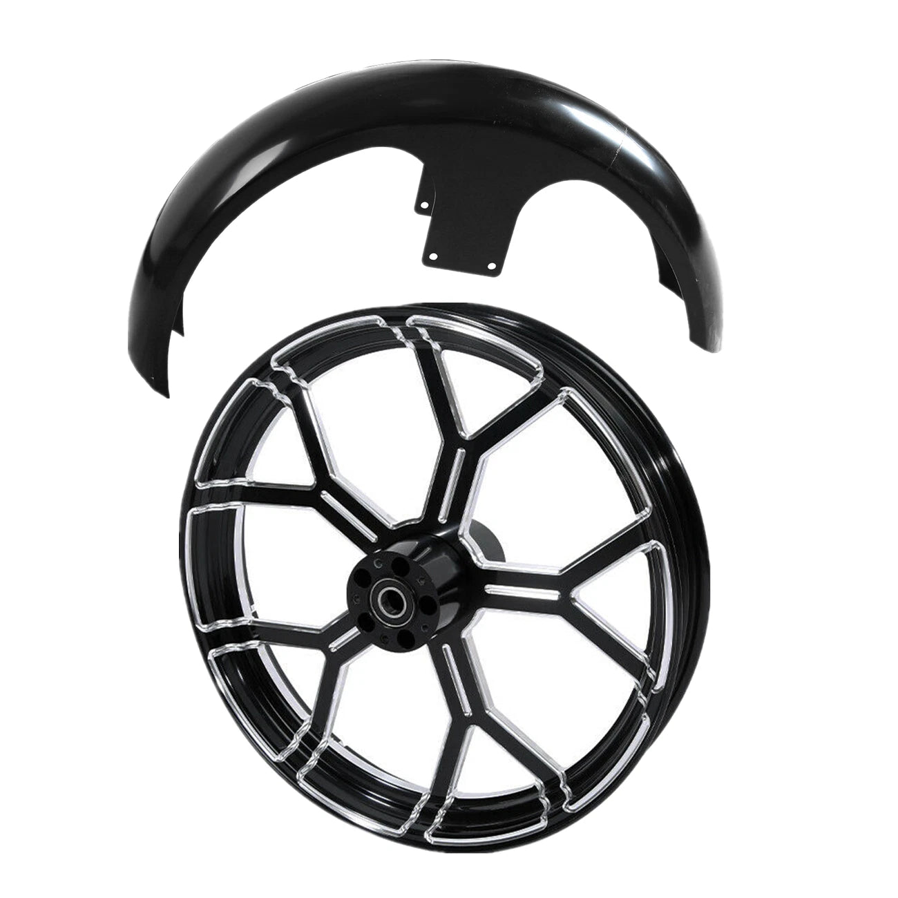 26" Front Wheel Rim for Harley Street Glide (2008–2025) Dual Disc Hub & Fender