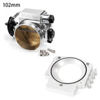 Throttle Body + TPS IAC + Adapter Plate for LS1 LS2 LS6 LS7 LSX (1997–2009)