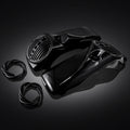 ABS Plastic Saddlebags 8" Speaker Lids w/ Tweeter Port for Harley Road Glide (2015–2023)