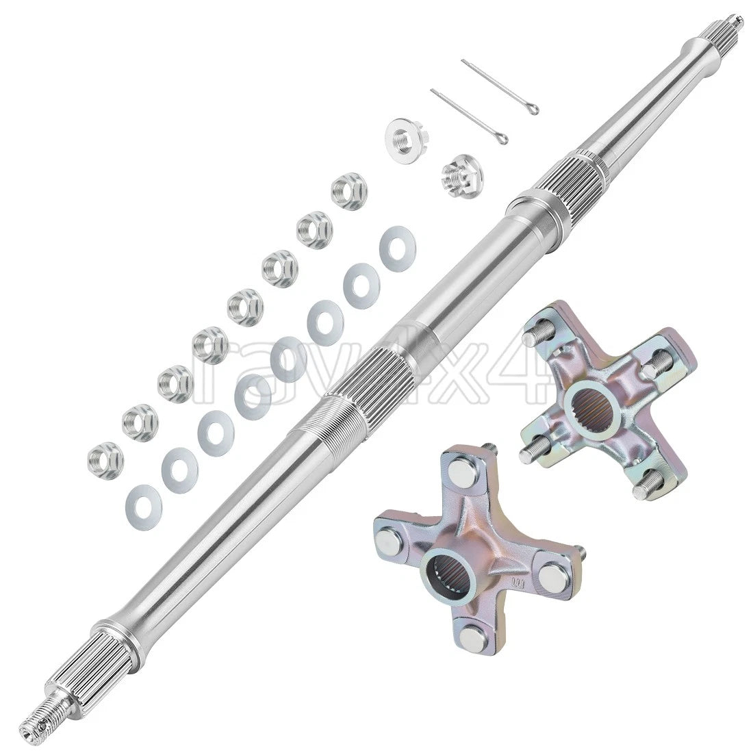 Rear Axle Shaft w/ Wheel Hubs for Yamaha Blaster YFS200 (1988–2002)